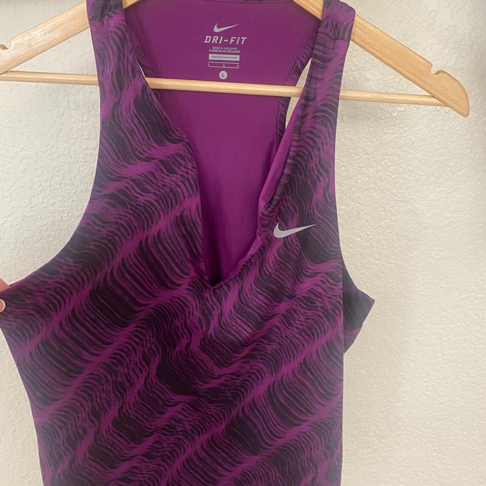 Nike Dri-FIT Purple Athletic Top